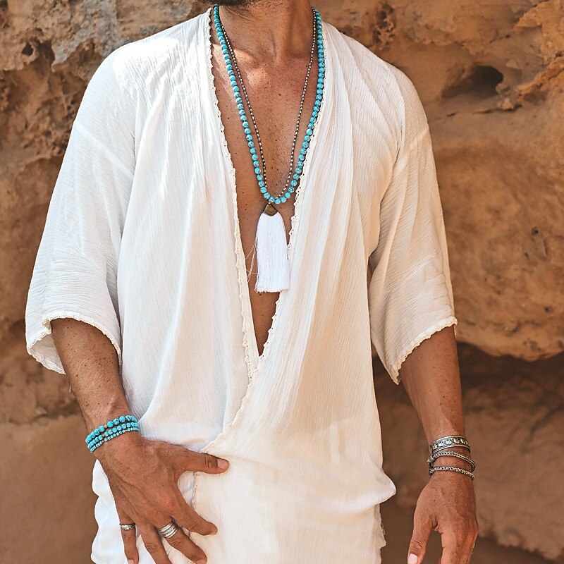 Classic Medieval Cotton Shirt