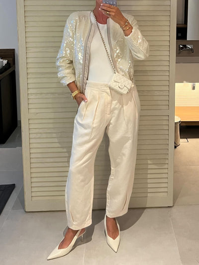 Jezza | Pailettes Bomberjacke