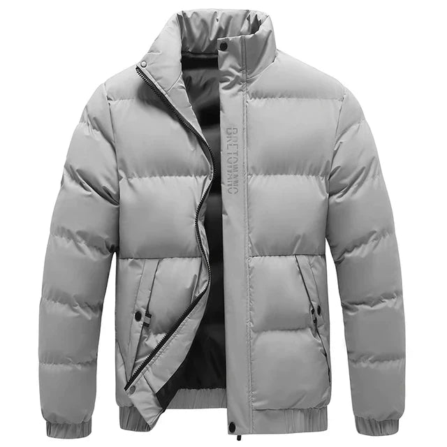 Boss | herren-winterjacke mit kragen