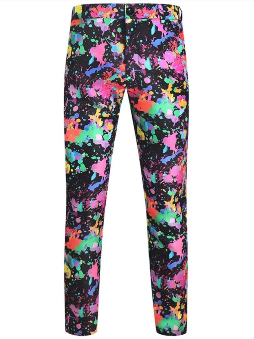 Herren Stylisch Bedruckt Tinte Hochzeitsgast Anzug Set | 2-teiliges Set