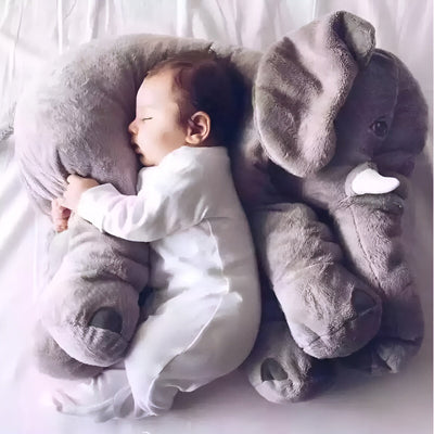 Kuschelelefant | Plüschiges Kuschelkissen für Babys und Kleinkinder