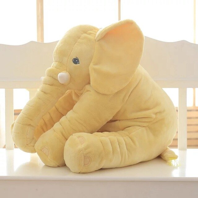 Kuschelelefant | Plüschiges Kuschelkissen für Babys und Kleinkinder