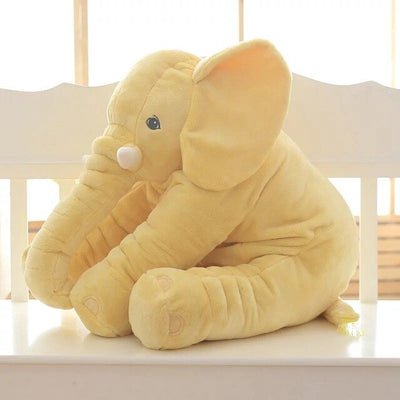 Kuschelelefant | Plüschiges Kuschelkissen für Babys und Kleinkinder