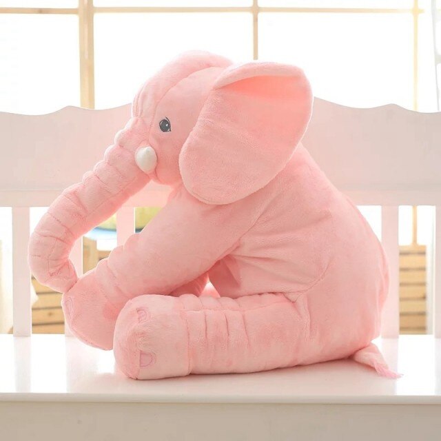 Kuschelelefant | Plüschiges Kuschelkissen für Babys und Kleinkinder