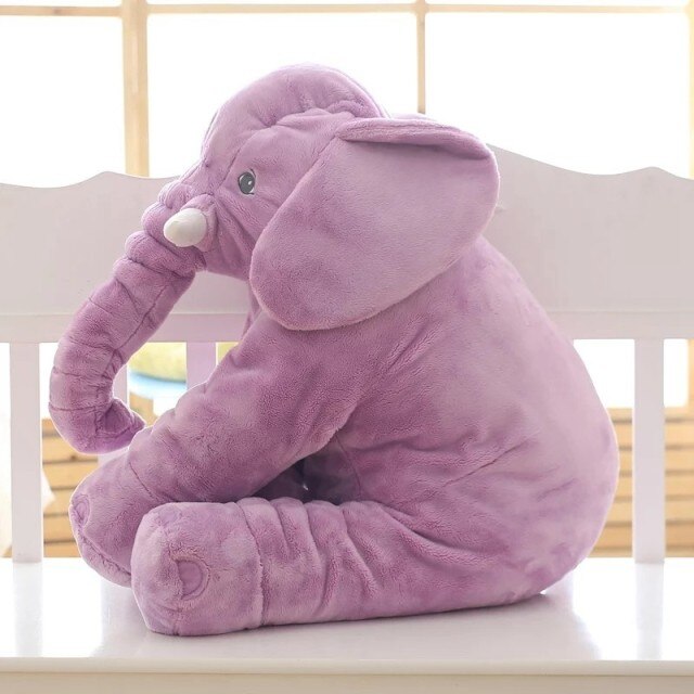 Kuschelelefant | Plüschiges Kuschelkissen für Babys und Kleinkinder