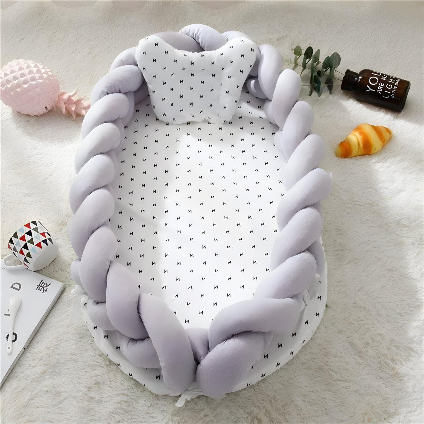 SnuggleBraids Plüsch - Handgemachter Geknüpfter Flechtplüsch