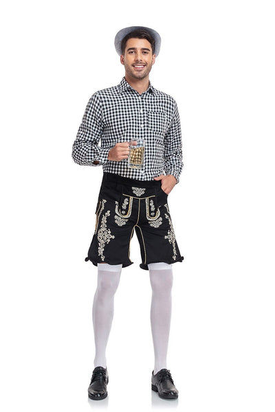 Oktoberfest Men's Lederhosen Set with Shirt