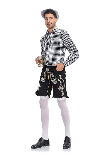 Oktoberfest Men's Lederhosen Set with Shirt