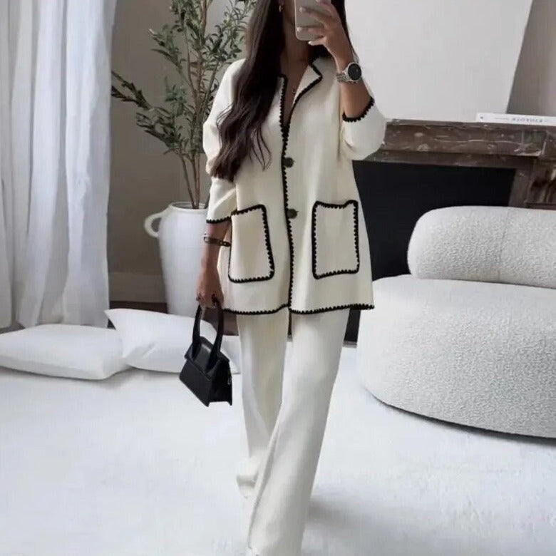 Heidi-Mode | Lässiges Lockere Schicke Set - Top+Hose