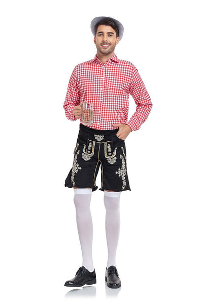 Oktoberfest Men's Lederhosen Set with Shirt