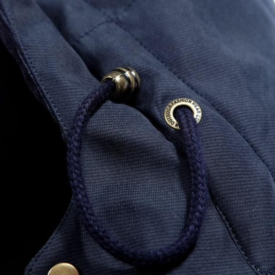 Robuste Winterjacke mit Kapuze für Herren | Warme