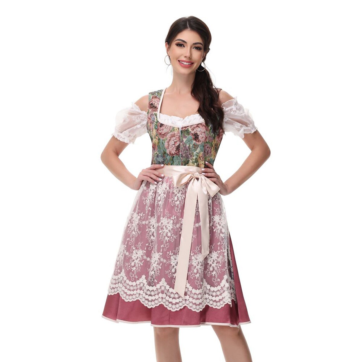 Oktoberfest German Dirndl Traditional Style Dress