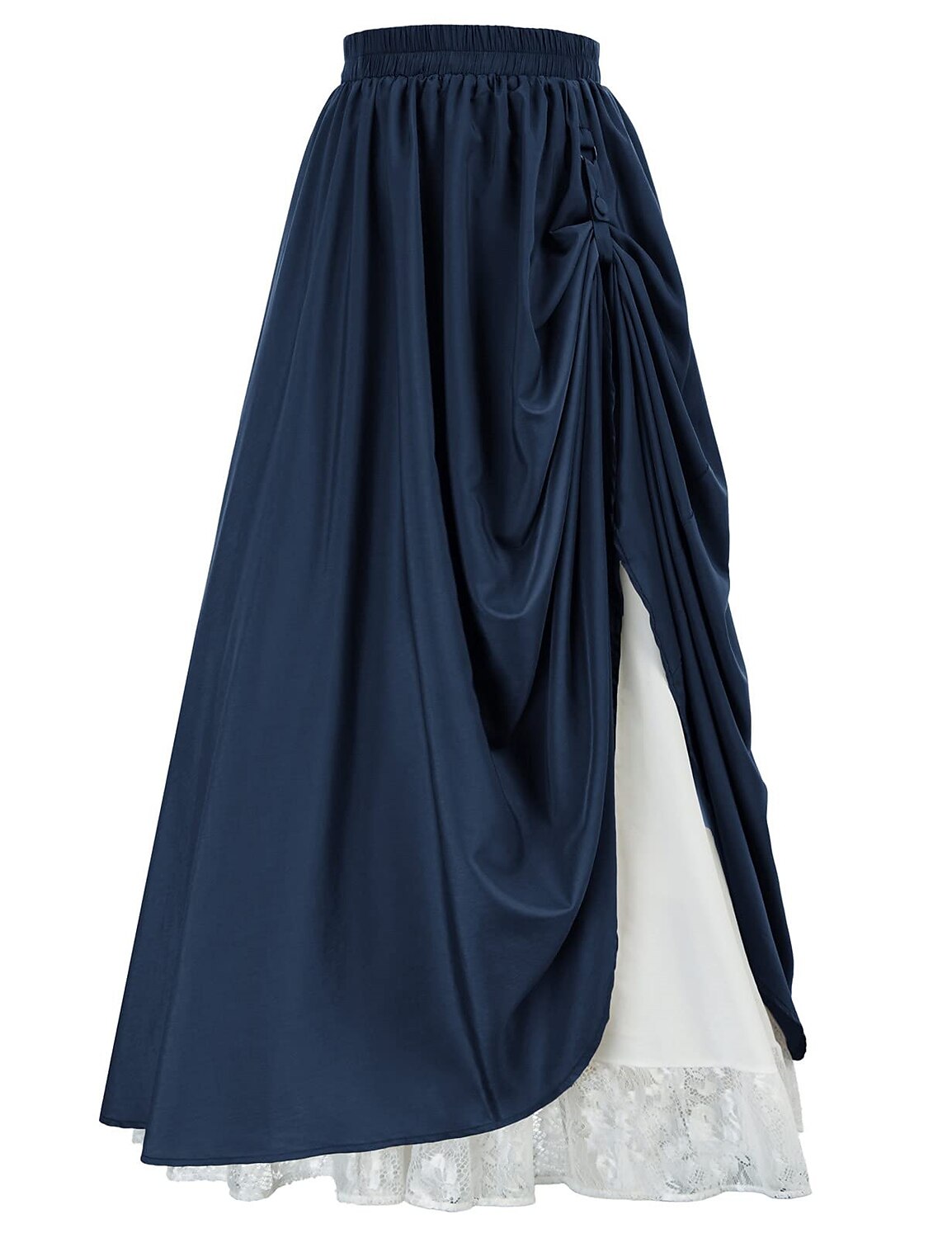 Medieval Renaissance Double Layer Maxi Skirt