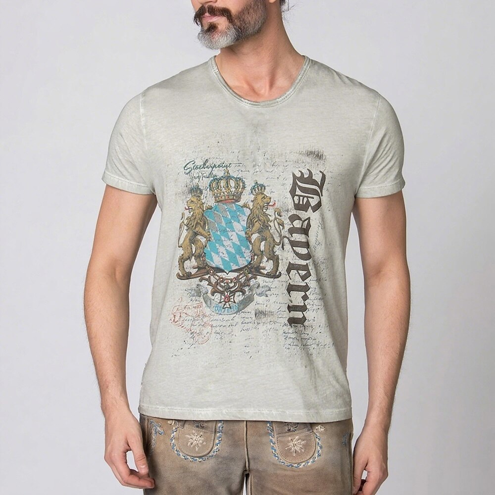 Oktoberfest Bavarian Crest Heritage T-shirt
