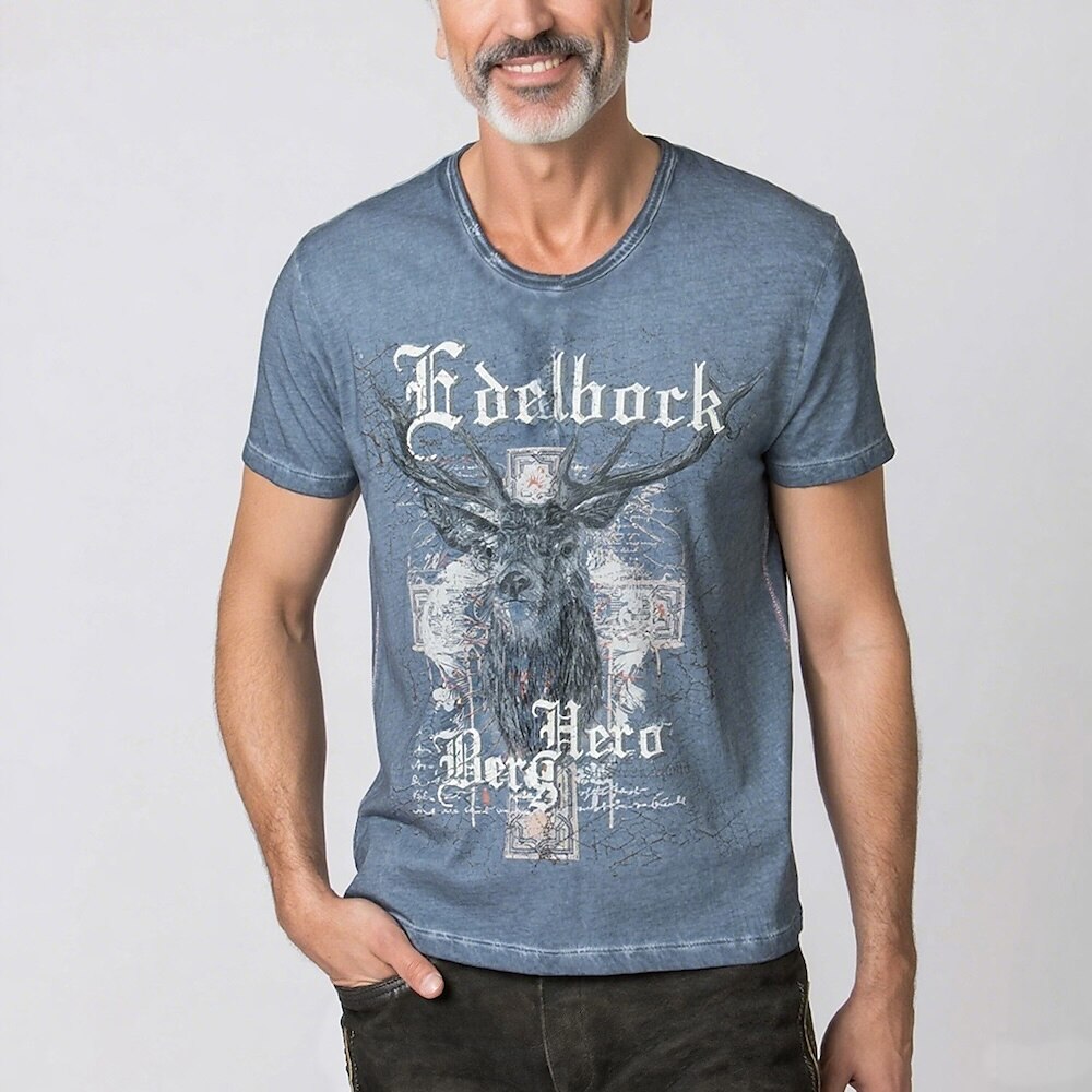 Oktoberfest Edelbock Berg Hero Graphic T-shirt