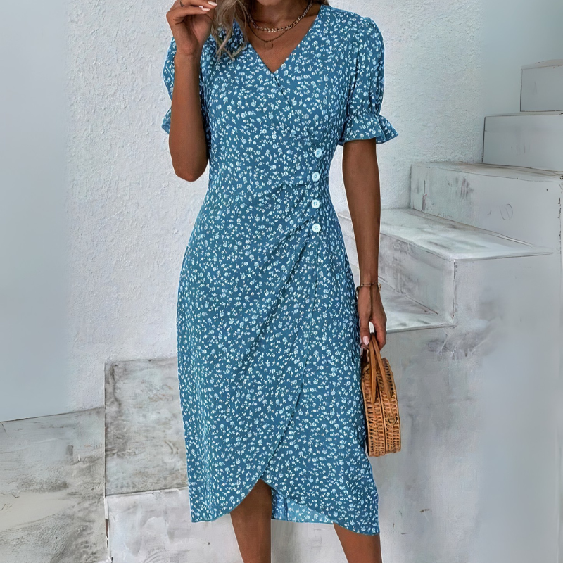 Schönes lässiges Sommerkleid für Damen | Mini