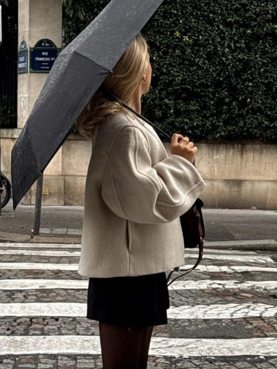 Silene | Kurzjacke Mit Rundhalsausschnitt