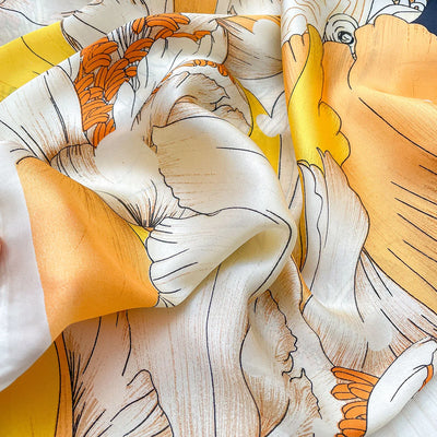 Azzie | Eleganter Seidenschal für stilvollen Schutz und Komfort