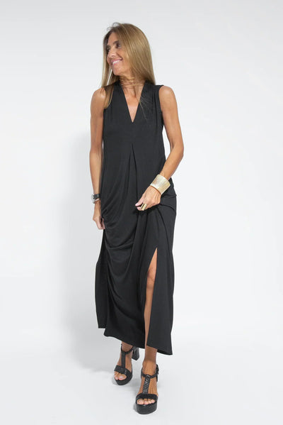 Evette | schlankmachendes Kleid mit Weste