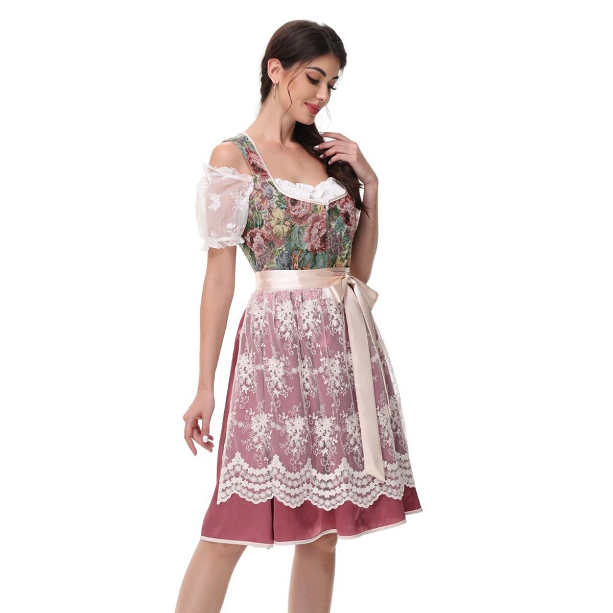 Oktoberfest German Dirndl Traditional Style Dress