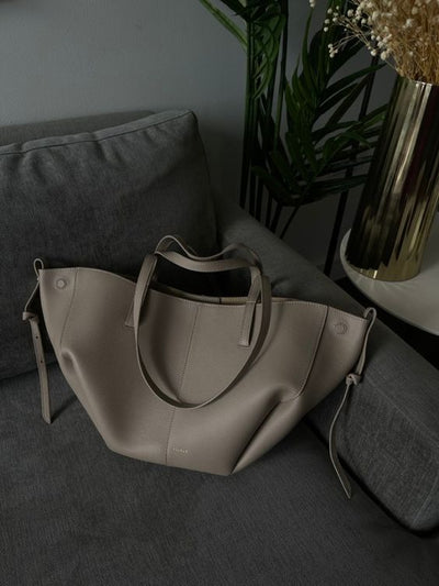 Izola Vintage Eleganz | Geräumige Leder Tote Bag für Damen