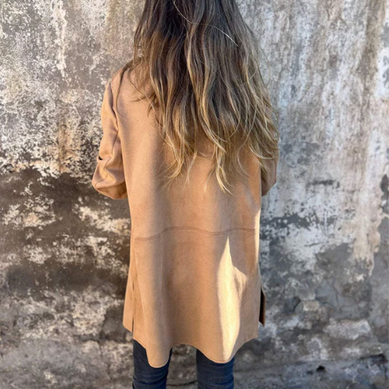 ELEGANTER MITTELLANGER REVERSMANTEL