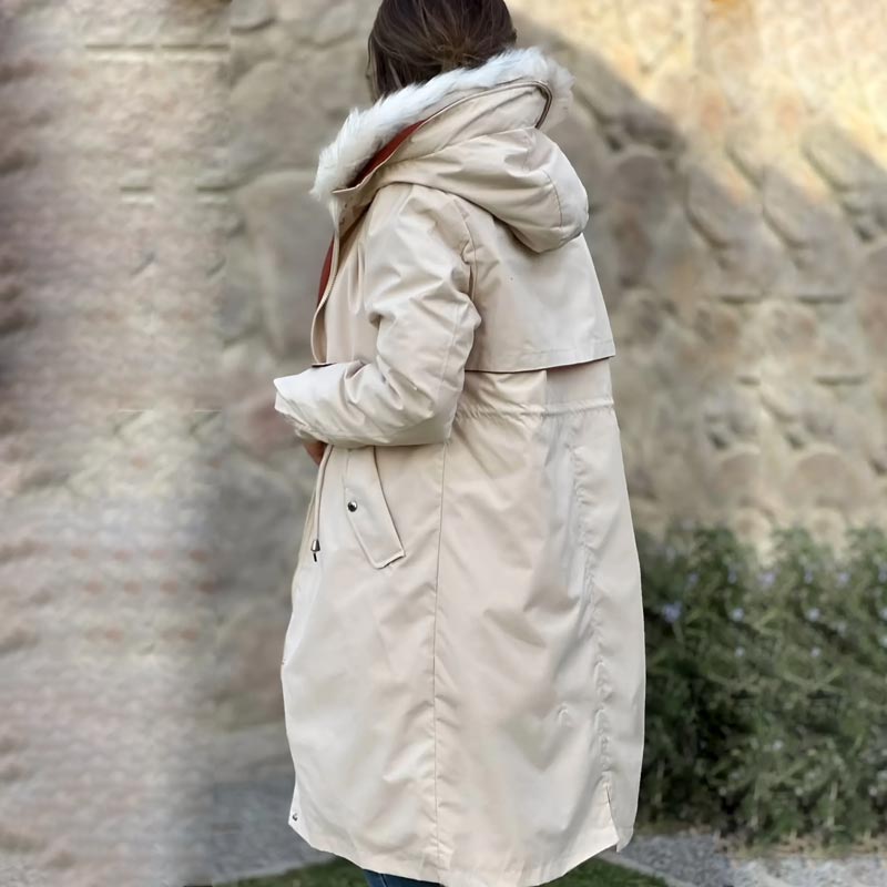 Frostra™ - Damen Winterjacke mit Kapuze und Weichem Kragen