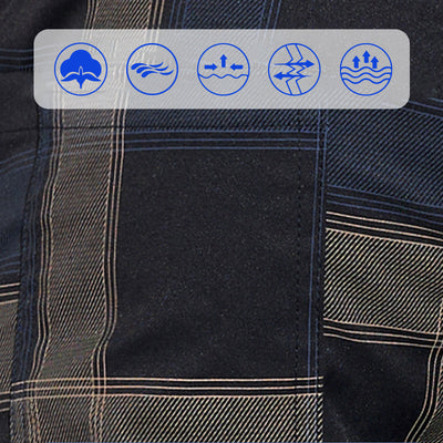 Karierte Herrenhose mit Taschen für lässige Outfits