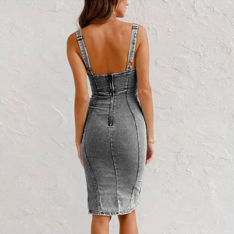 Denim-Camisole-Kleid für Damen - Abigel
