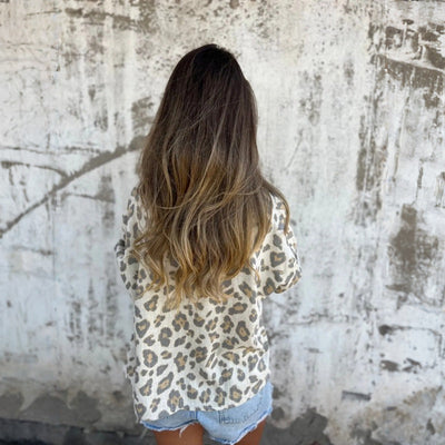 Leely - Bedrucktes Hemd Mit Kragen Und Langen Ärmeln