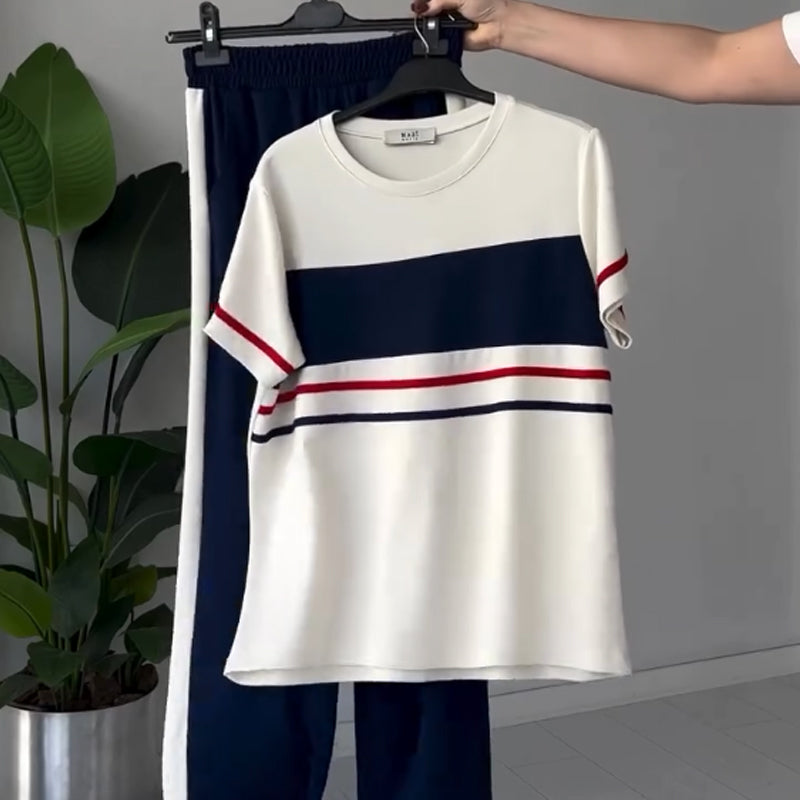 Bryaska – Lässiges T-Hemd Und Hosen Satz