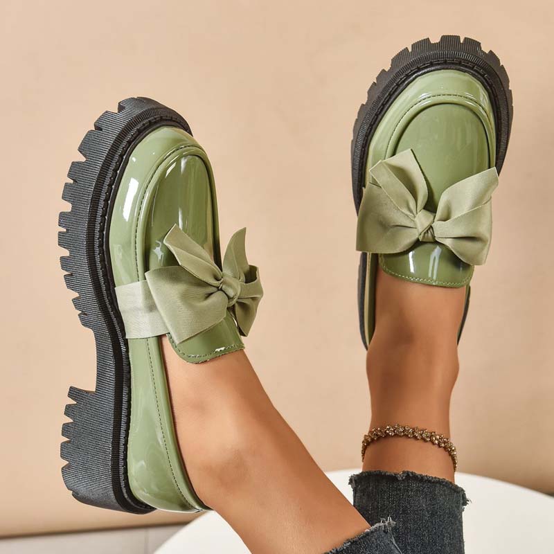 Ravisse™ - Elegante und Niedliche Plateau-Loafer mit Schleife