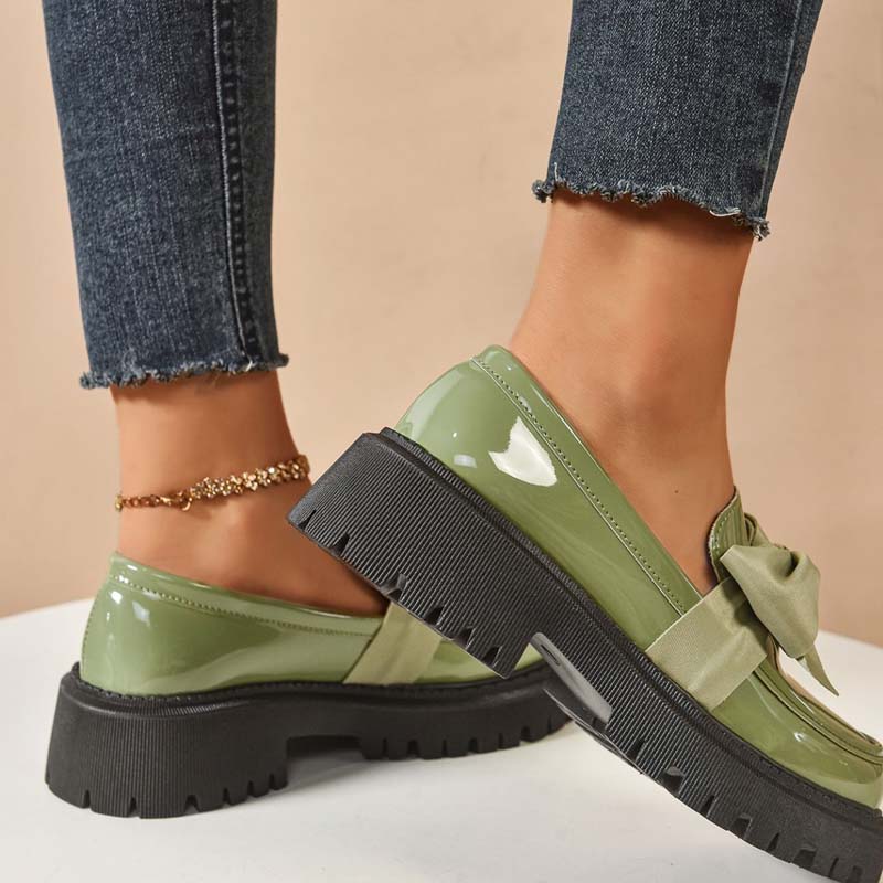 Ravisse™ - Elegante und Niedliche Plateau-Loafer mit Schleife