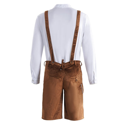 Men's Oktoberfest Set with Shirt & Lederhosen