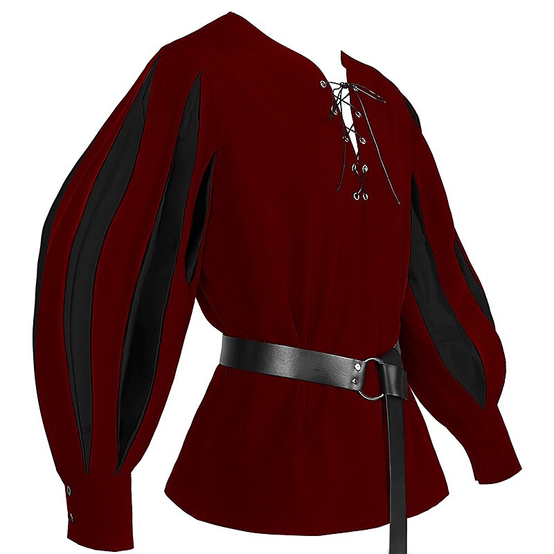Landsknecht Renaissance Shirt Slashed Sleeve Tunic