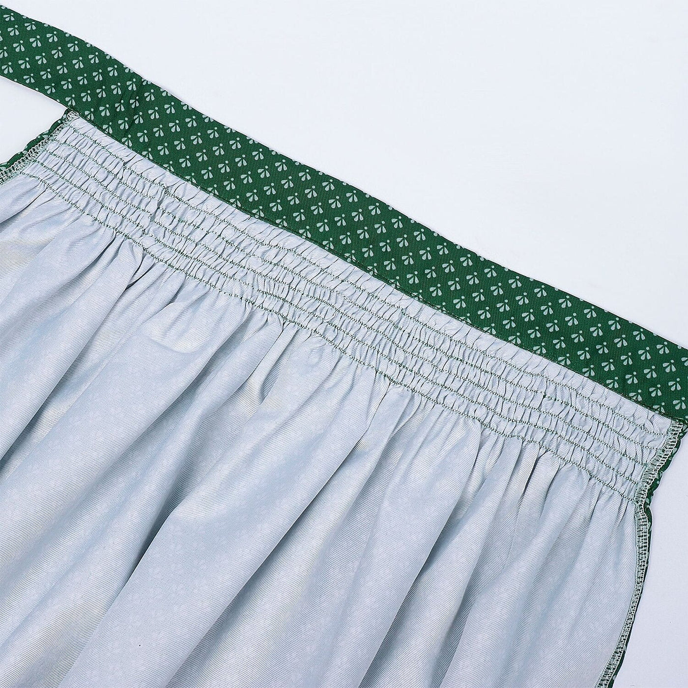 Oktoberfest Burgundy Green Blue Dirndl Dress with Apron and Blouse