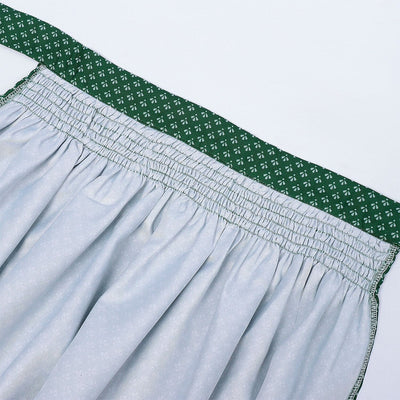 Oktoberfest Burgundy Green Blue Dirndl Dress with Apron and Blouse