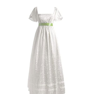 Classic Elegant Chemise Dress with Sash