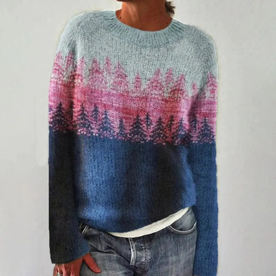 Rose | Retro-Herbstpullover mit einzigartigem Design