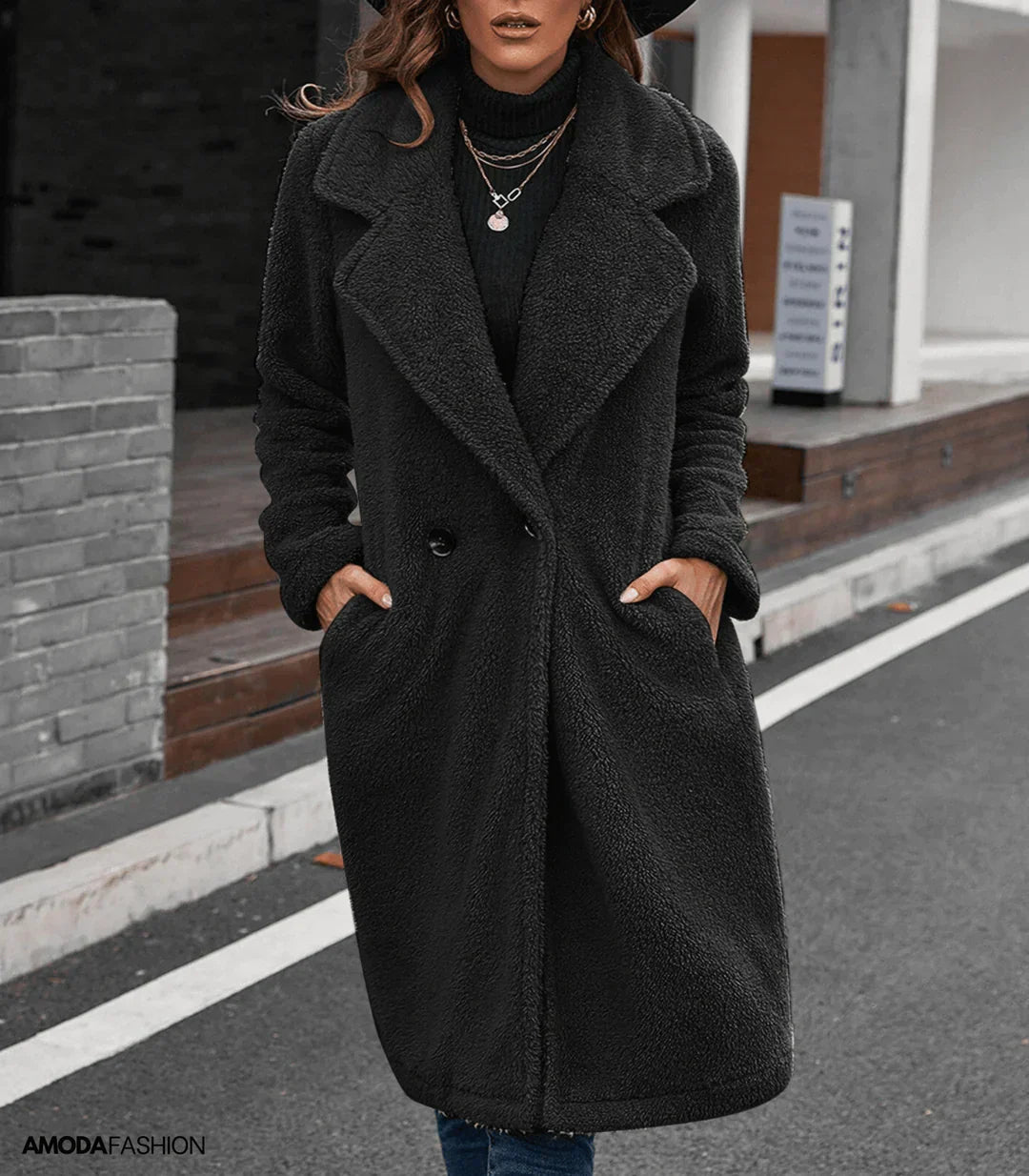 Heidi-Mode | Warme Teddy Winterjacke