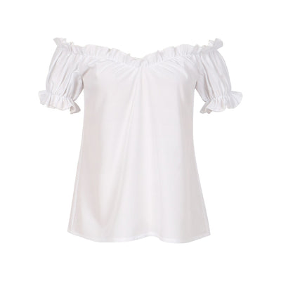 Oktoberfest Champagne Gold Dirndl Dress with Apron and Blouse