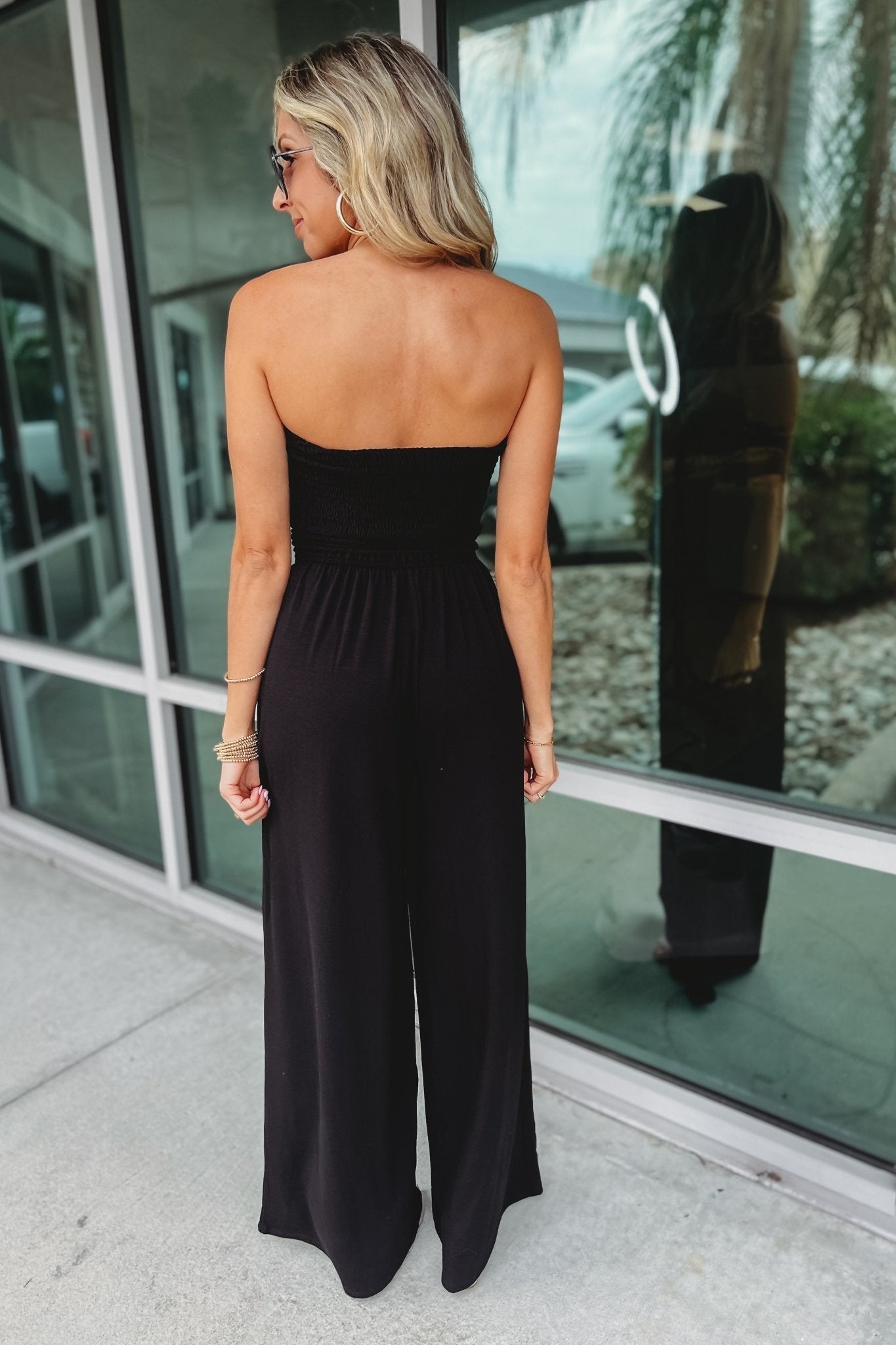 Lobke | Schulterfreier Sommer-Jumpsuit mit Stil