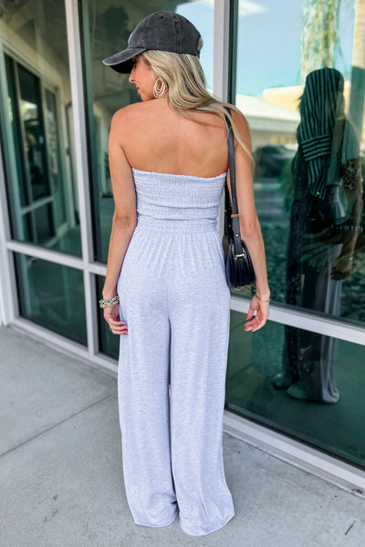 Lobke | Schulterfreier Sommer-Jumpsuit mit Stil