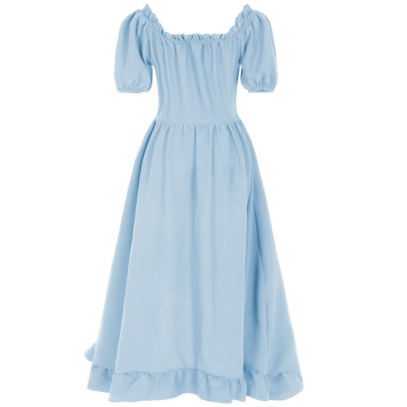 Renaissance Fairy Costume Dress with Corset & ACCs