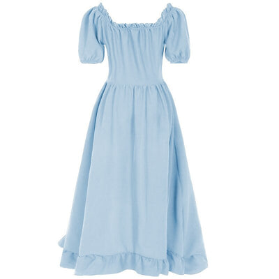 Renaissance Fairy Costume Dress with Corset & ACCs