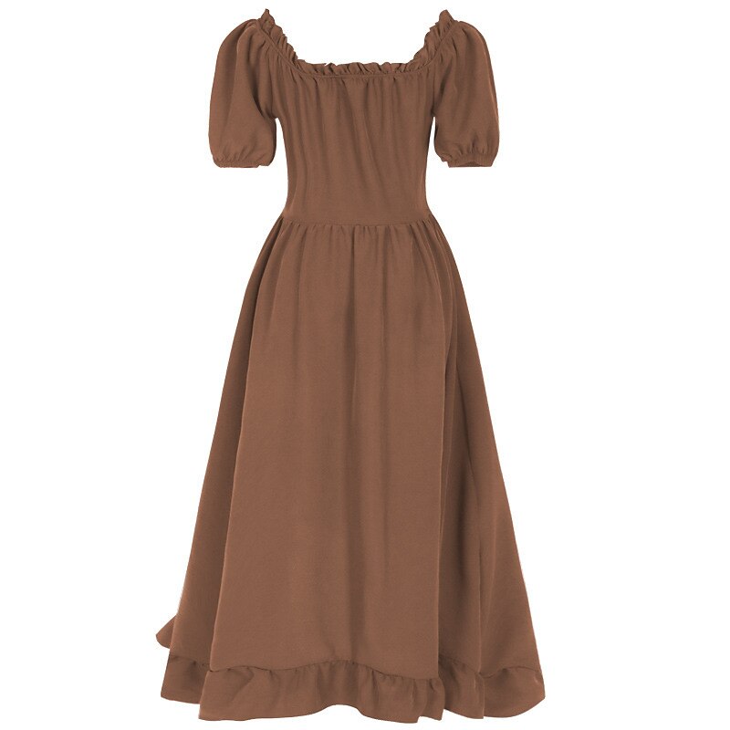 Renaissance Fairy Costume Dress with Corset & ACCs