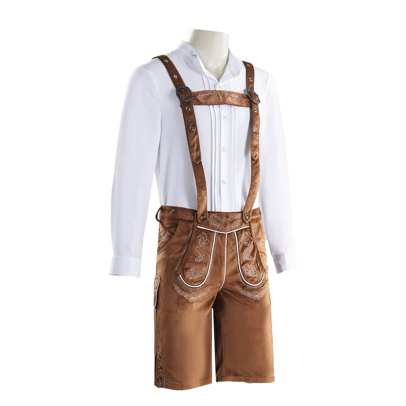 Men's Oktoberfest Set with Shirt & Lederhosen