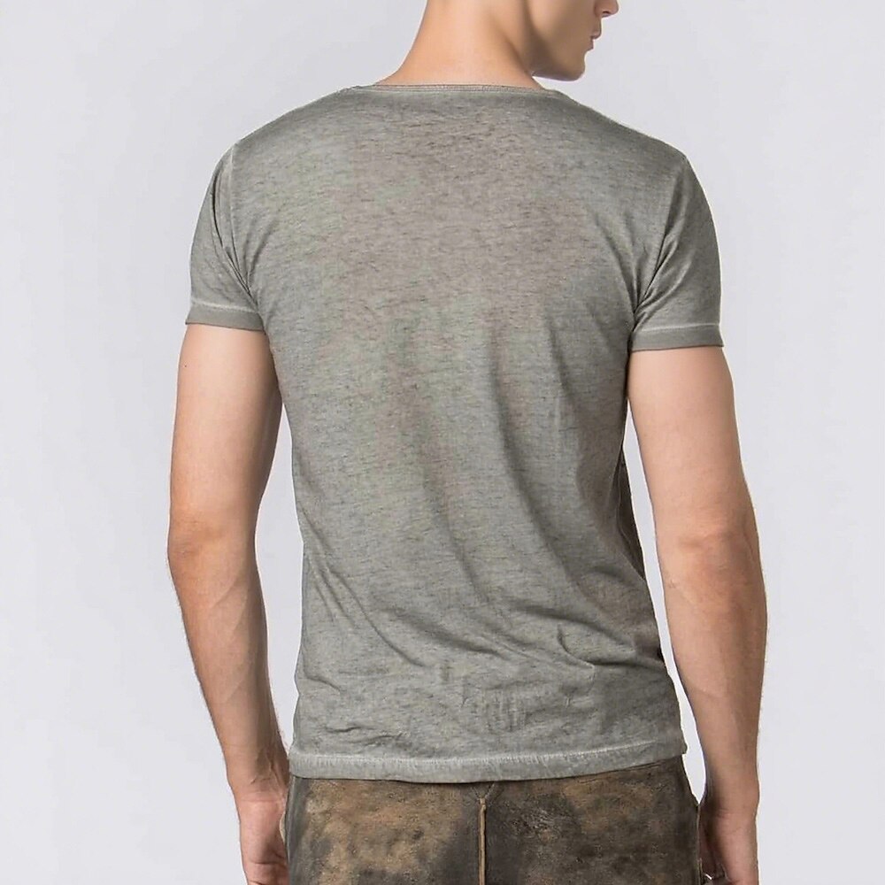 Oktoberfest Bavarian Lion Crest Graphic T-shirt