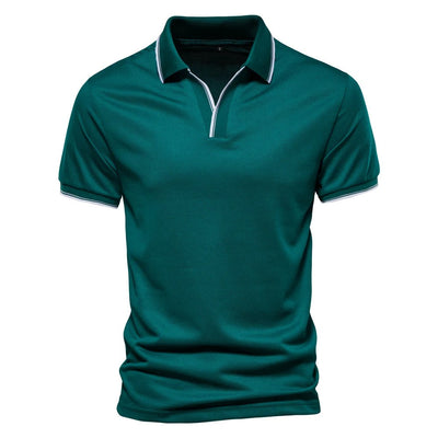 Herren Polohemd mit V-Ausschnitt – Altan