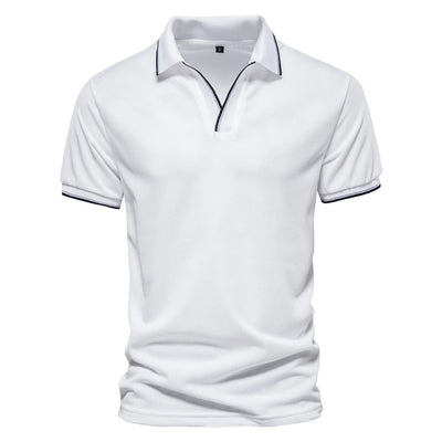Herren Polohemd mit V-Ausschnitt – Altan